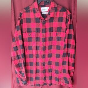 Goodfellow & Co Red and Black Checkered Men's Shirt